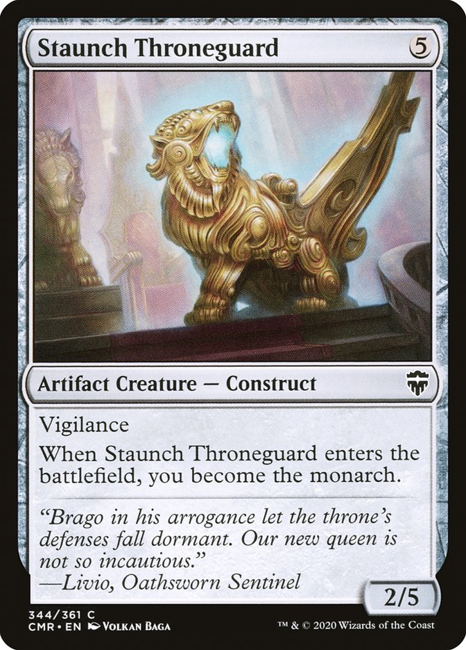 Staunch Throneguard [Commander Legends] | Gamer Loot