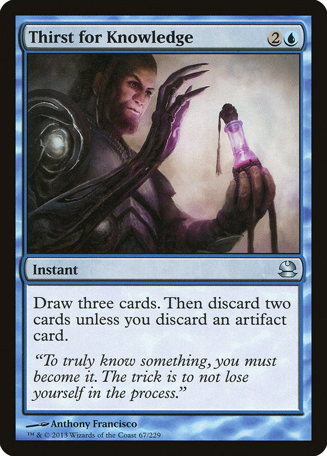 Thirst for Knowledge [Modern Masters] | Gamer Loot
