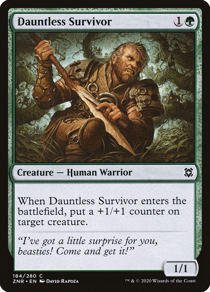 Dauntless Survivor [Zendikar Rising] | Gamer Loot