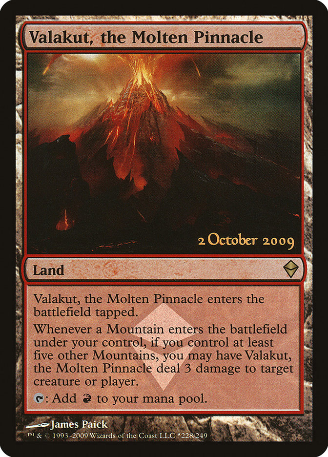 Valakut, the Molten Pinnacle [Zendikar Prerelease Promos] | Gamer Loot