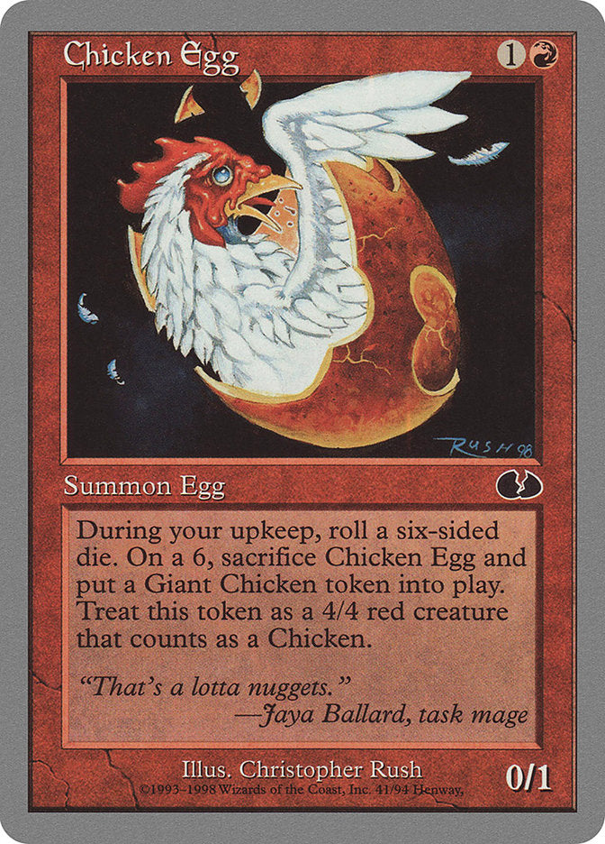 Chicken Egg [Unglued] | Gamer Loot