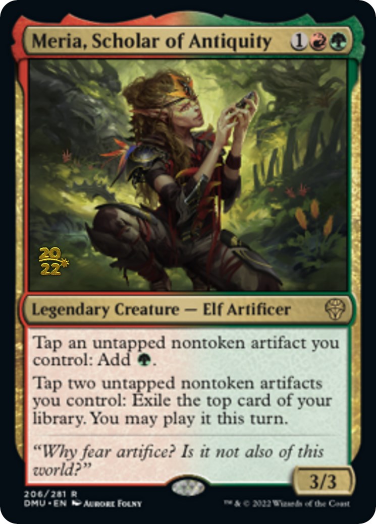 Meria, Scholar of Antiquity [Dominaria United Prerelease Promos] | Gamer Loot