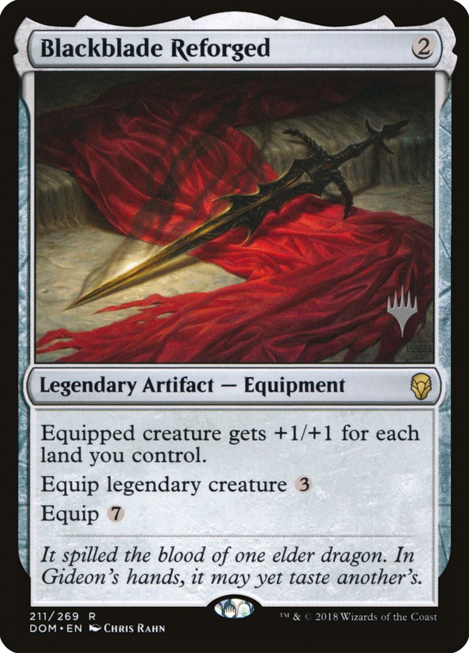 Blackblade Reforged (Promo Pack) [Dominaria Promos] | Gamer Loot