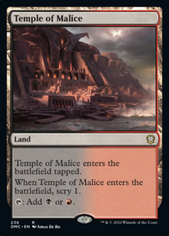 Temple of Malice [Dominaria United Commander] | Gamer Loot