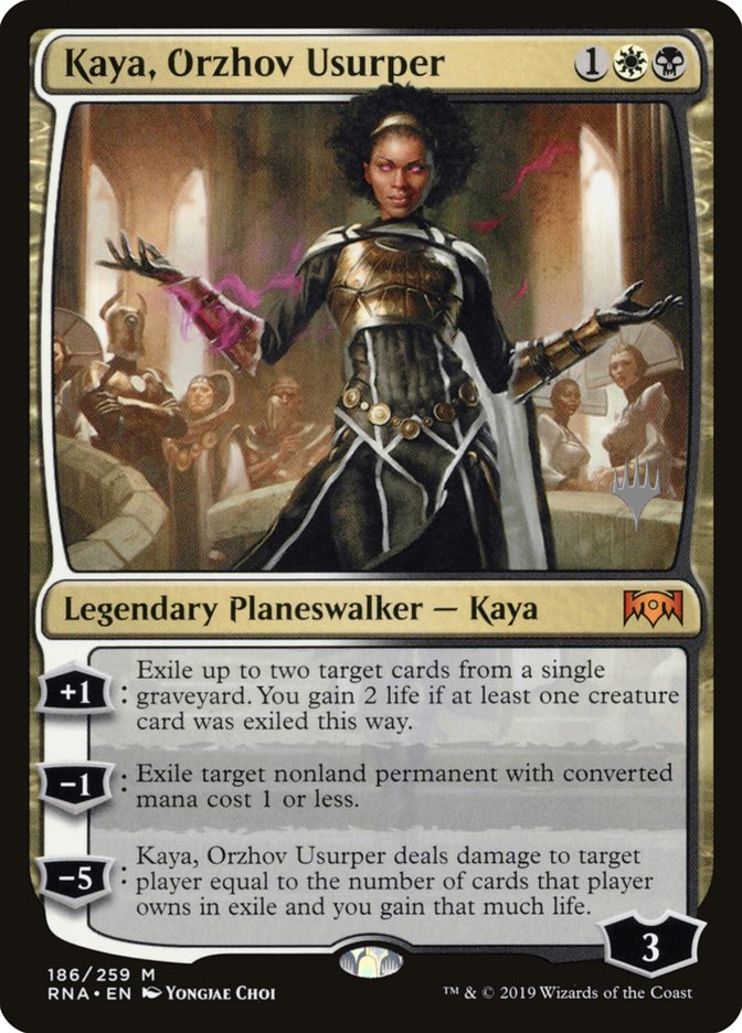 Kaya, Orzhov Usurper (Promo Pack) [Ravnica Allegiance Promos] | Gamer Loot