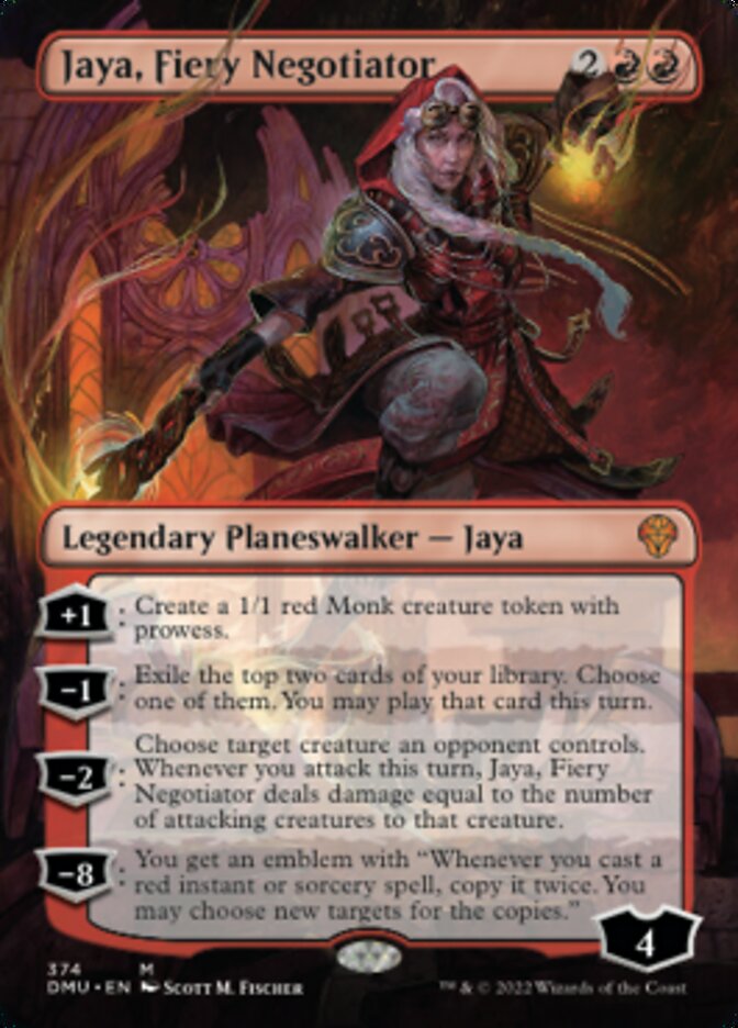 Jaya, Fiery Negotiator (Borderless) [Dominaria United] | Gamer Loot