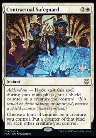 Contractual Safeguard (Promo Pack) [Streets of New Capenna Commander Promos] | Gamer Loot