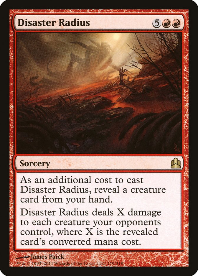 Disaster Radius [Commander 2011] | Gamer Loot