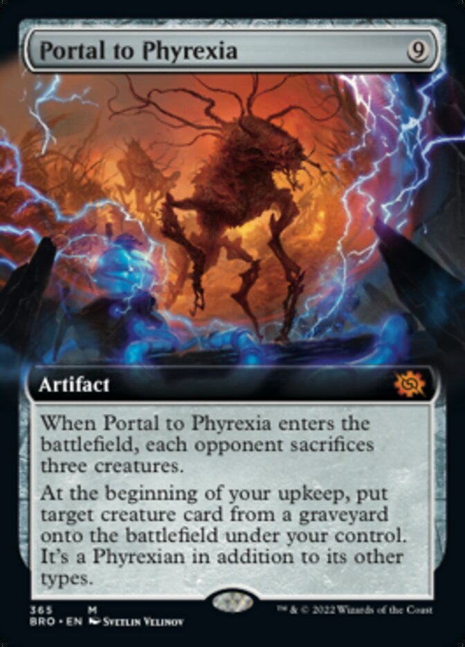 Portal to Phyrexia (Extended Art) [The Brothers' War] | Gamer Loot