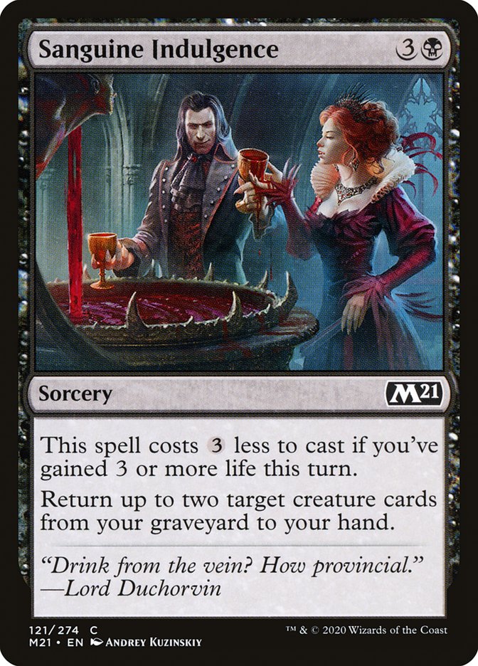 Sanguine Indulgence [Core Set 2021] | Gamer Loot