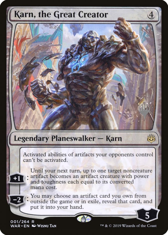 Karn, the Great Creator (Promo Pack) [War of the Spark Promos] | Gamer Loot