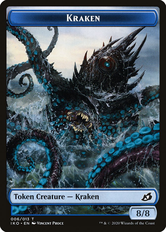 Kraken [Ikoria: Lair of Behemoths Tokens] | Gamer Loot