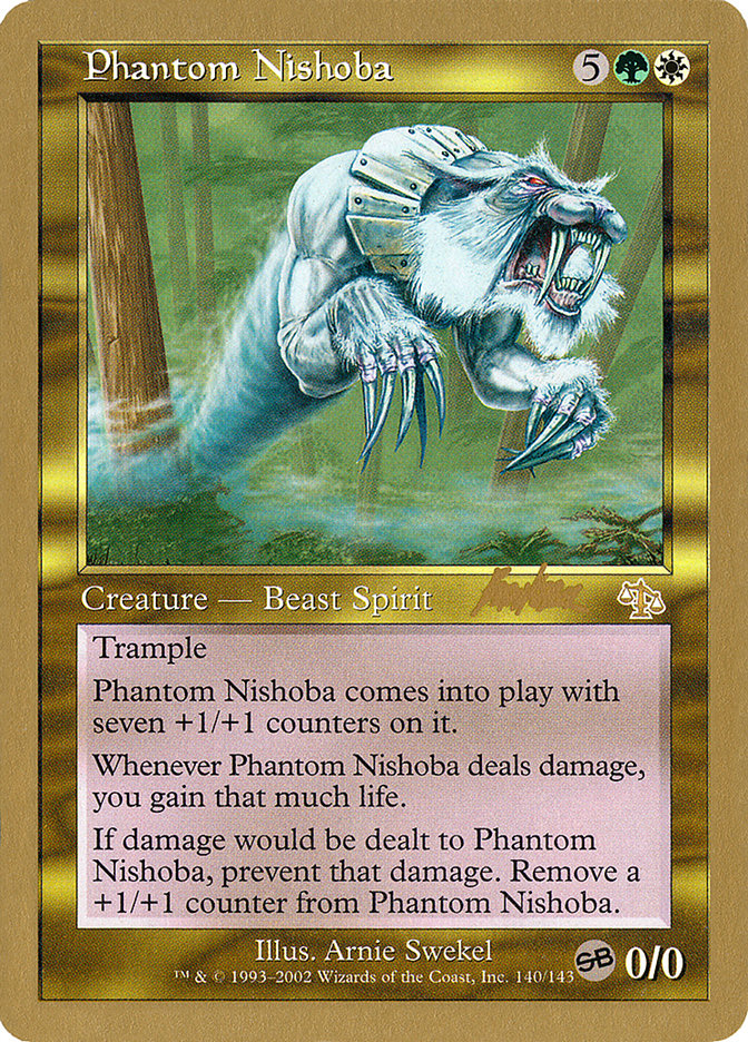 Phantom Nishoba (Brian Kibler) (SB) [World Championship Decks 2002] | Gamer Loot