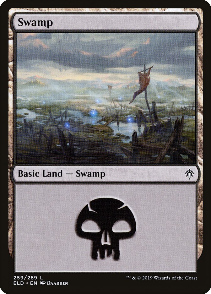 Swamp (259) [Throne of Eldraine] | Gamer Loot