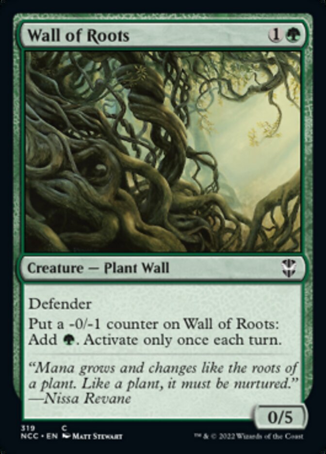 Wall of Roots [Streets of New Capenna Commander] | Gamer Loot