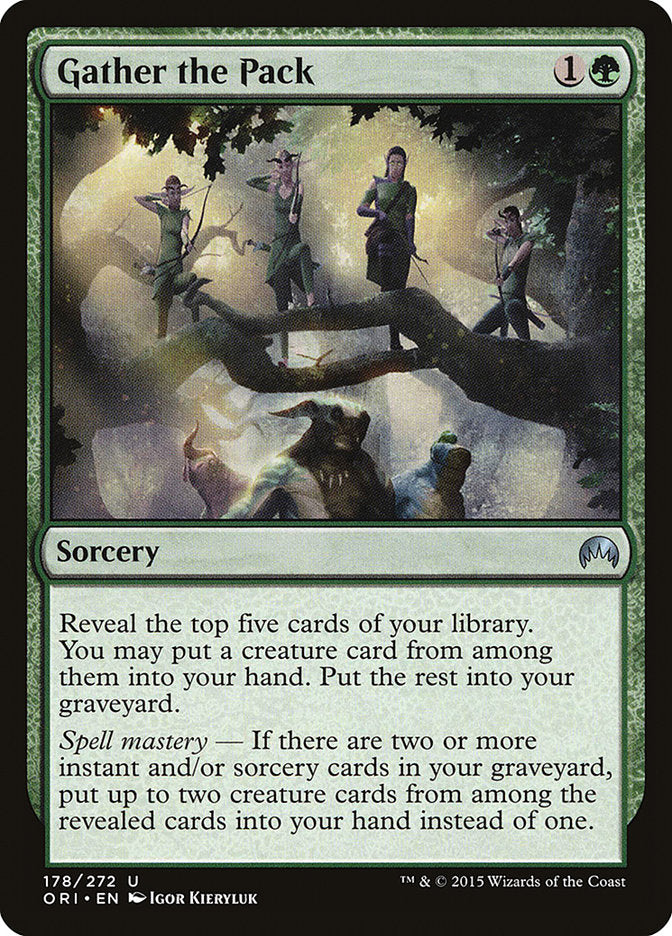 Gather the Pack [Magic Origins] | Gamer Loot