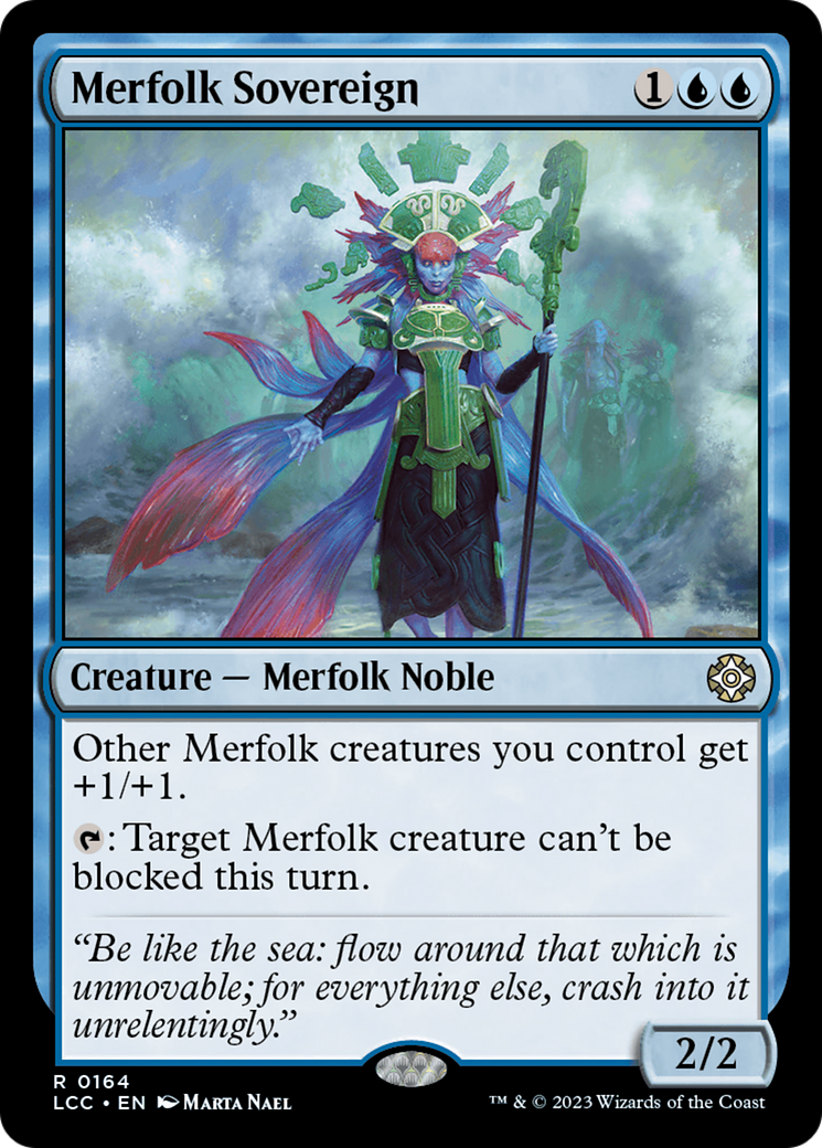 Merfolk Sovereign [The Lost Caverns of Ixalan Commander] | Gamer Loot