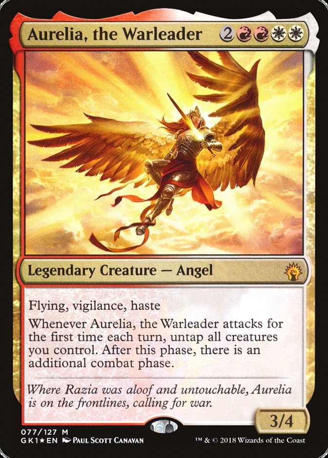 Aurelia, the Warleader [Guilds of Ravnica Guild Kit] | Gamer Loot