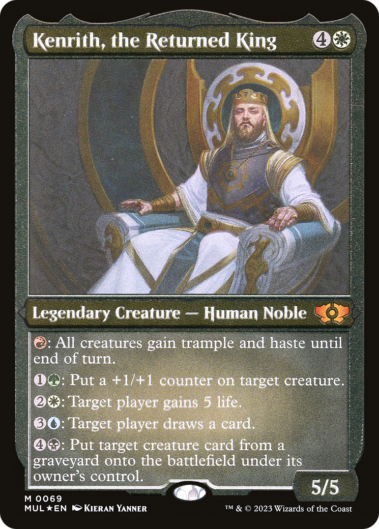 Kenrith, the Returned King (Foil Etched) [Multiverse Legends] | Gamer Loot