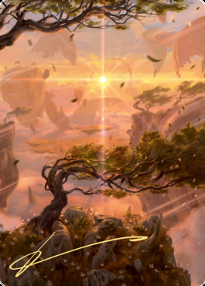 Windswept Heath Art Card (Gold-Stamped Signature) [Zendikar Rising Art Series] | Gamer Loot