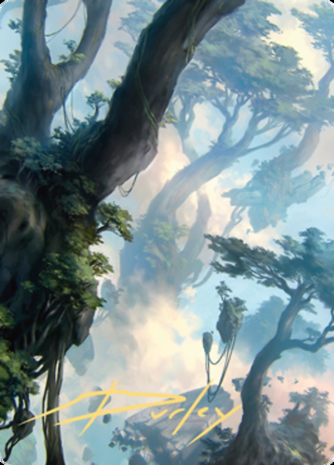 Forest 1 Art Card (Gold-Stamped Signature) [Zendikar Rising Art Series] | Gamer Loot