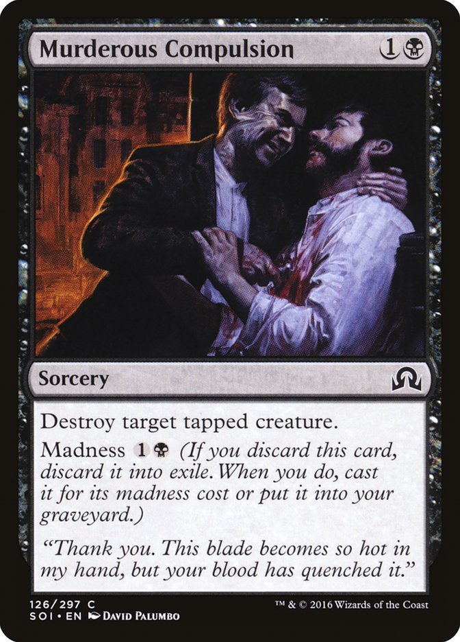 Murderous Compulsion [Shadows over Innistrad] | Gamer Loot