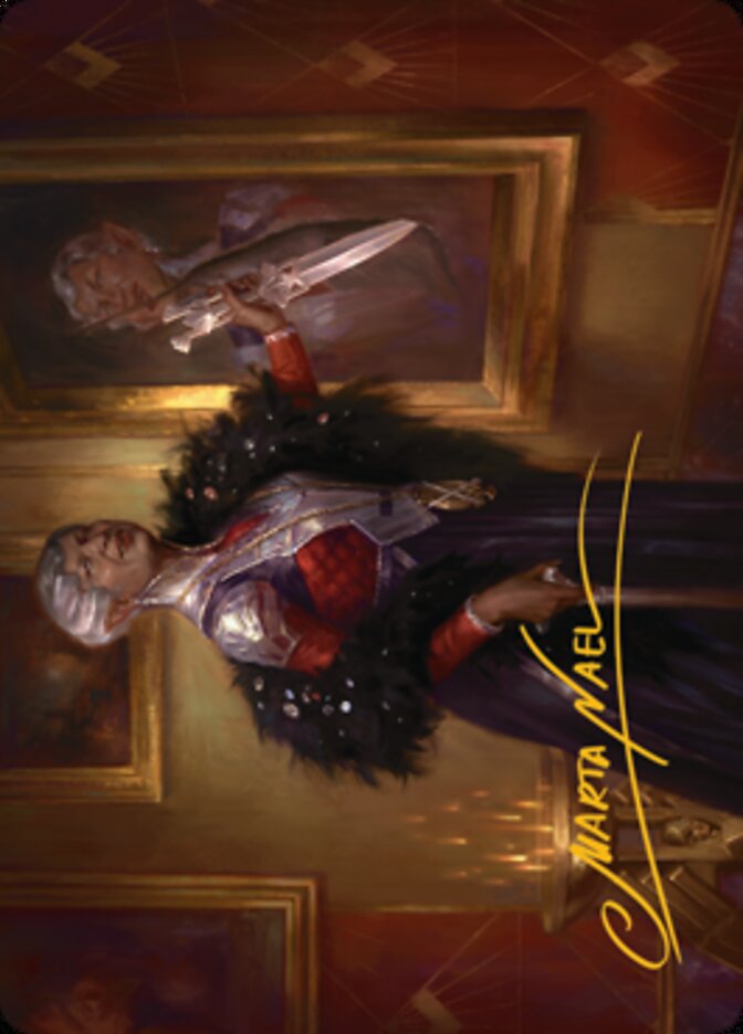 Evelyn, the Covetous Art Card (Gold-Stamped Signature) [Streets of New Capenna Art Series] | Gamer Loot