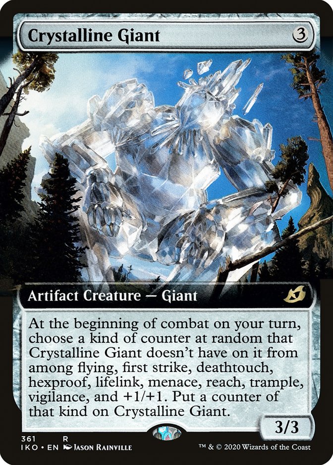 Crystalline Giant (Extended Art) [Ikoria: Lair of Behemoths] | Gamer Loot