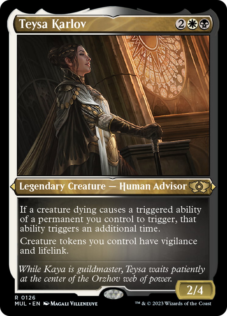 Teysa Karlov (Foil Etched) [Multiverse Legends] | Gamer Loot