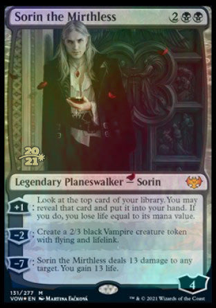 Sorin the Mirthless [Innistrad: Crimson Vow Prerelease Promos] | Gamer Loot