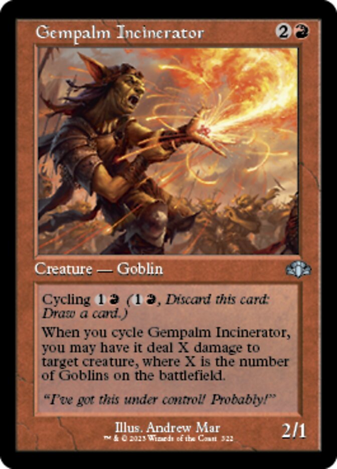 Gempalm Incinerator (Retro) [Dominaria Remastered] | Gamer Loot