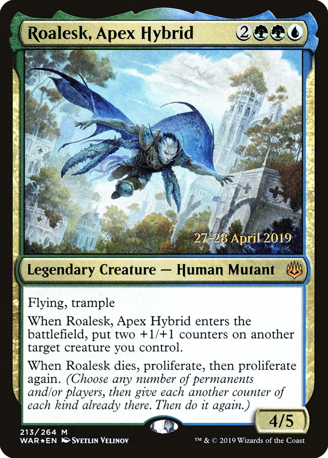 Roalesk, Apex Hybrid  [War of the Spark Prerelease Promos] | Gamer Loot