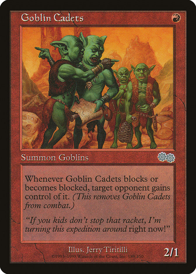 Goblin Cadets [Urza's Saga] | Gamer Loot