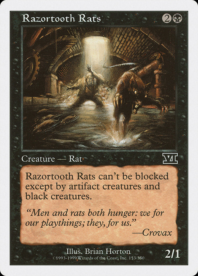 Razortooth Rats [Classic Sixth Edition] | Gamer Loot