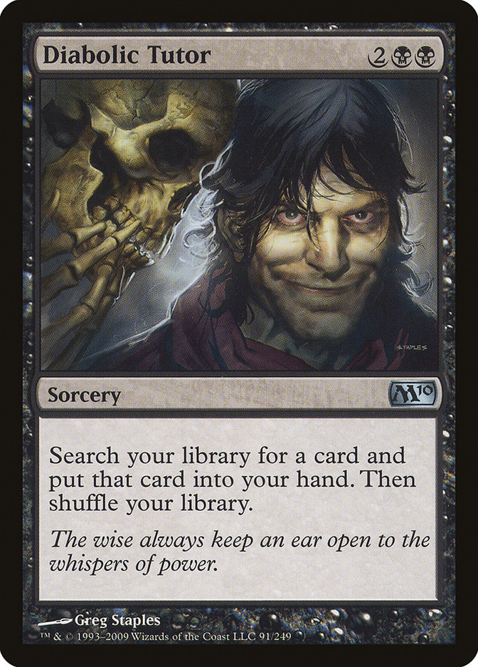 Diabolic Tutor [Magic 2010] | Gamer Loot