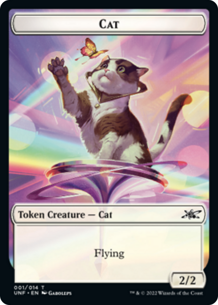 Cat // Treasure (13) Double-sided Token [Unfinity Tokens] | Gamer Loot