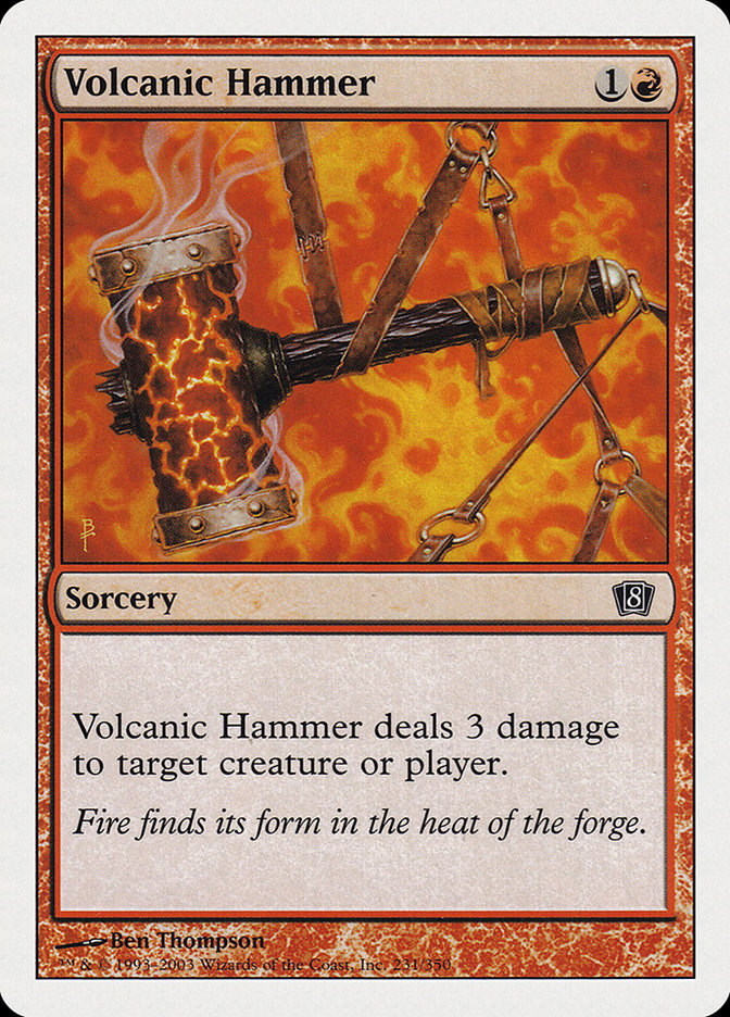 Volcanic Hammer [Eighth Edition] | Gamer Loot