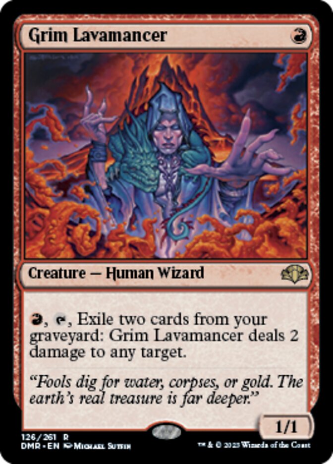 Grim Lavamancer [Dominaria Remastered] | Gamer Loot