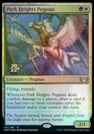 Park Heights Pegasus [Streets of New Capenna Prerelease Promos] | Gamer Loot