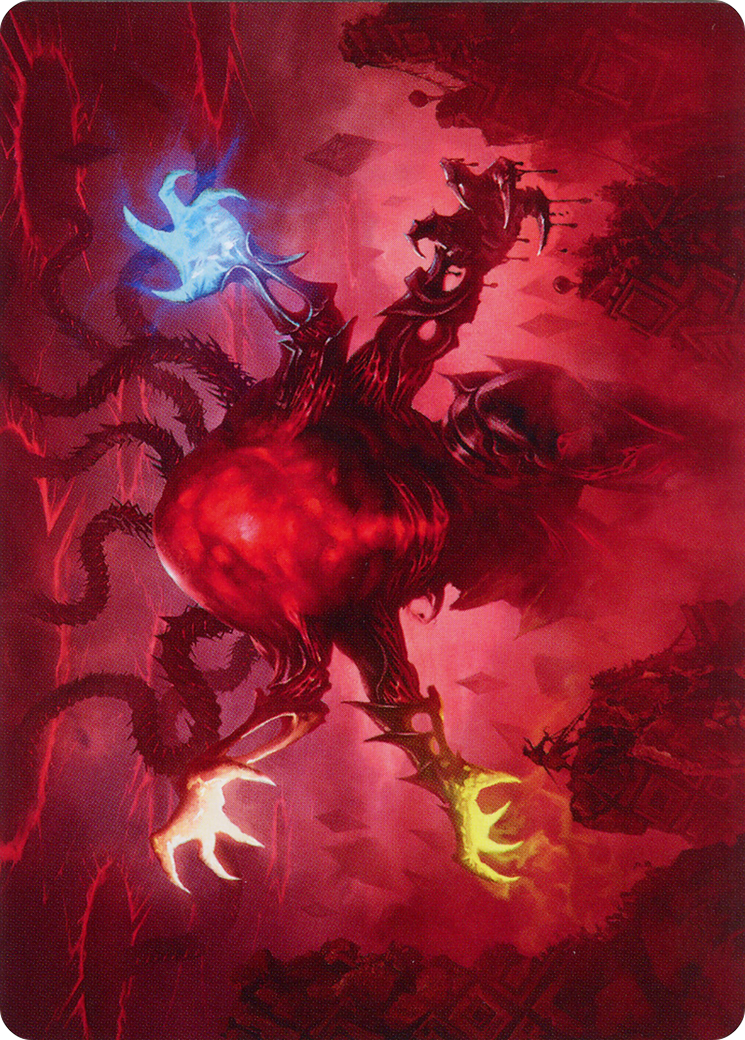 Omnath, Locus of All Art Card (51) [March of the Machine Art Series] | Gamer Loot