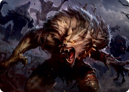 Village Reavers Art Card [Innistrad: Midnight Hunt Art Series] | Gamer Loot