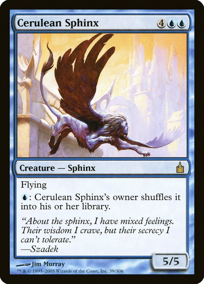 Cerulean Sphinx [Ravnica: City of Guilds] | Gamer Loot