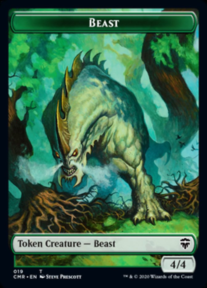 Beast (19) // Elephant Token [Commander Legends Tokens] | Gamer Loot