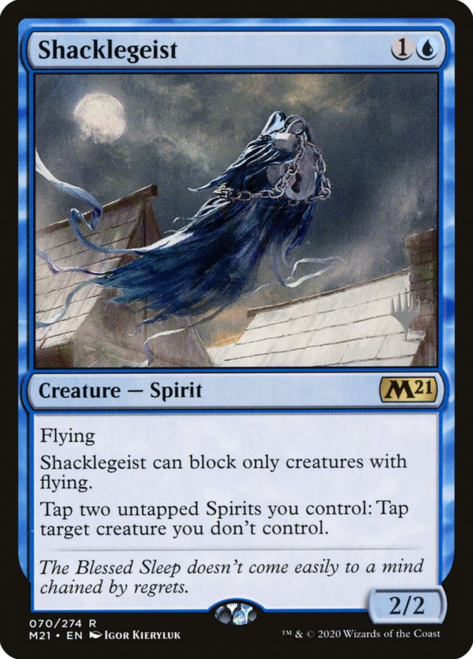 Shacklegeist (Promo Pack) [Core Set 2021 Promos] | Gamer Loot