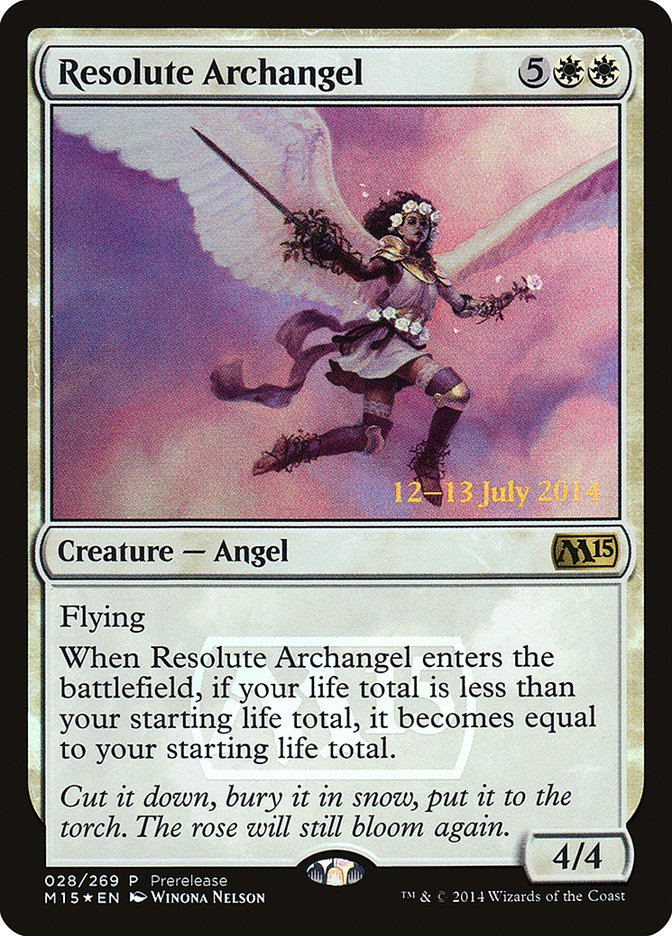 Resolute Archangel [Magic 2015 Prerelease Promos] | Gamer Loot