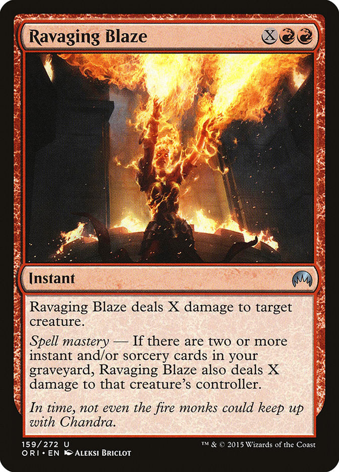 Ravaging Blaze [Magic Origins] | Gamer Loot
