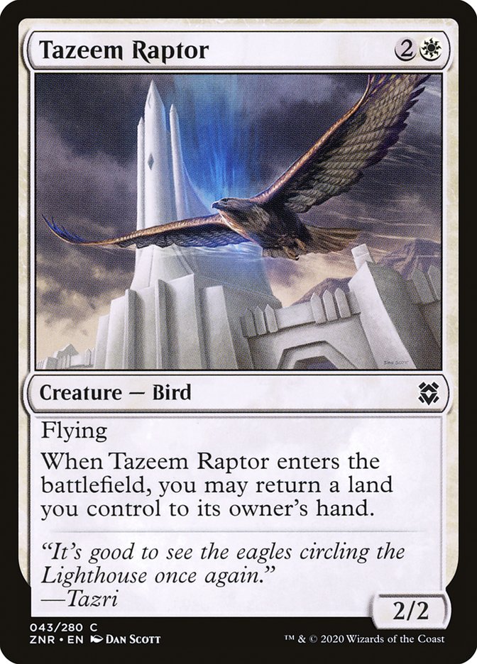 Tazeem Raptor [Zendikar Rising] | Gamer Loot