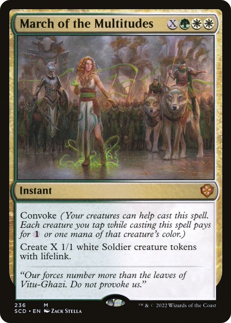 March of the Multitudes [Starter Commander Decks] | Gamer Loot