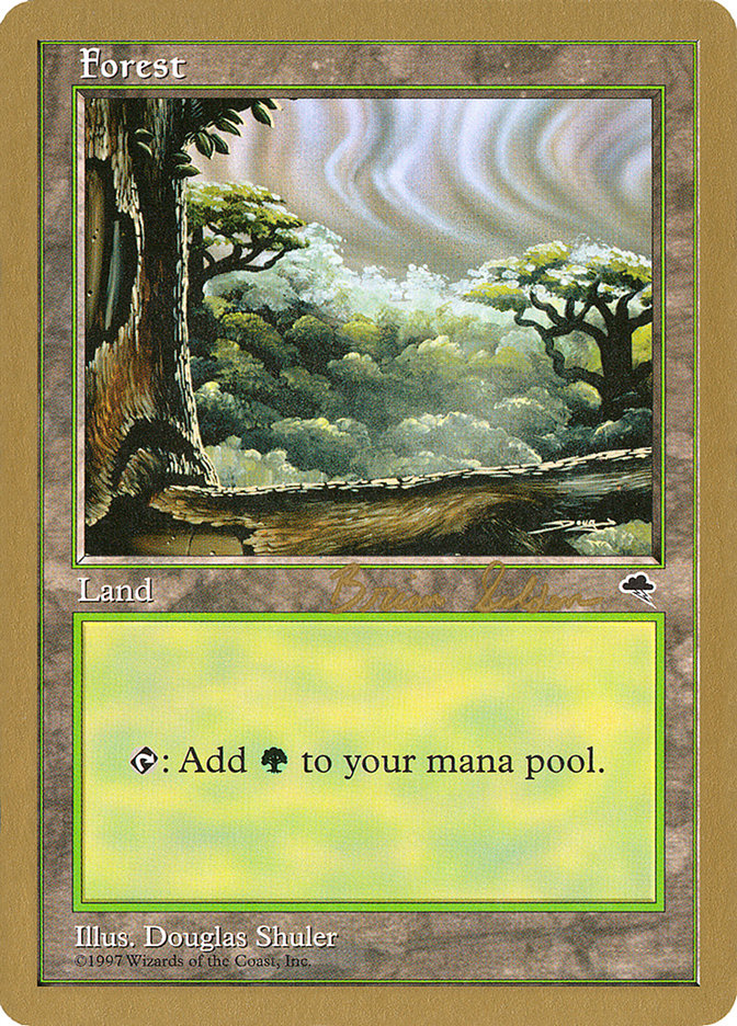 Forest (bs349) (Brian Selden) [World Championship Decks 1998] | Gamer Loot