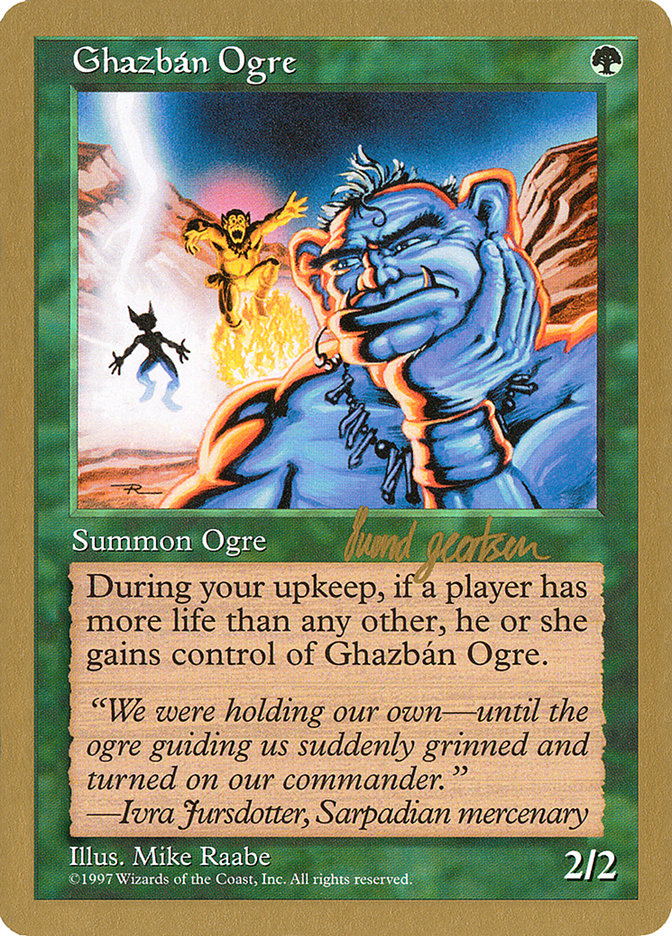 Ghazbán Ogre (Svend Geertsen) [World Championship Decks 1997] | Gamer Loot